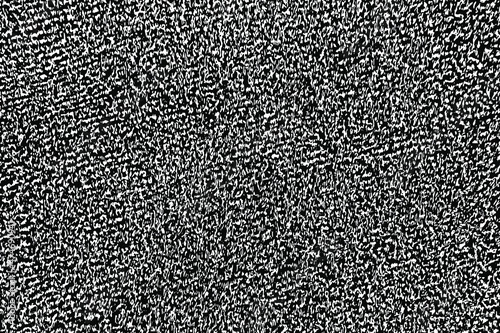 Grunge texture of warm woolen canvas. Monochrome fabric background with fleece. Overlay template. Vector illustration