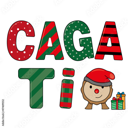 Caga tio. Traditional Christmas Celebration in catalunya	 photo