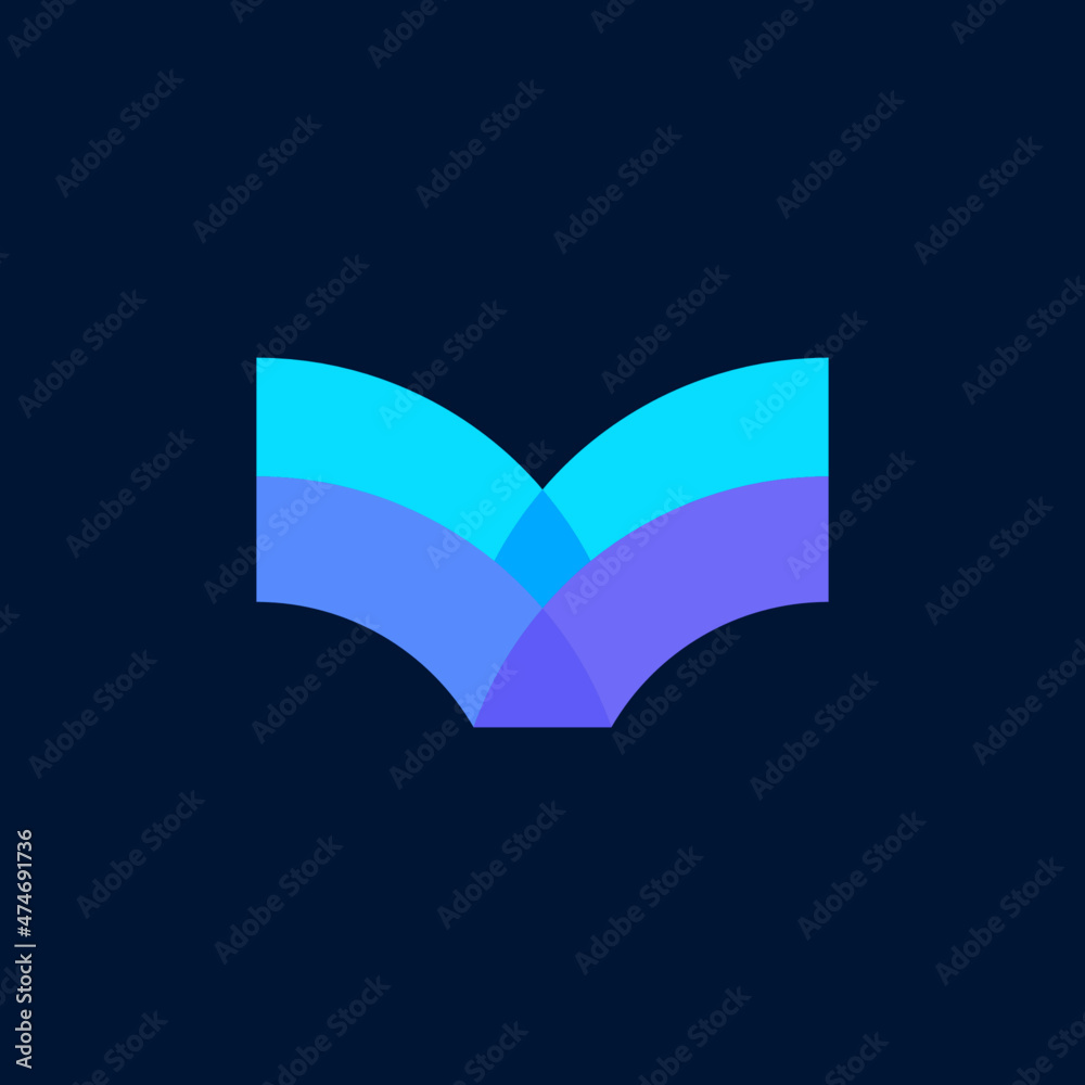 Obraz premium V letter logo concept. Creative modern design template. Abstract V letter logo. Symbol for Corporate Business