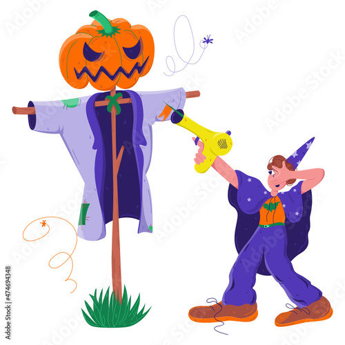 dangerous pumpkin man