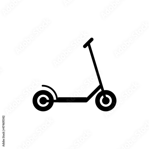 Scooter vector symbol isolated on white background