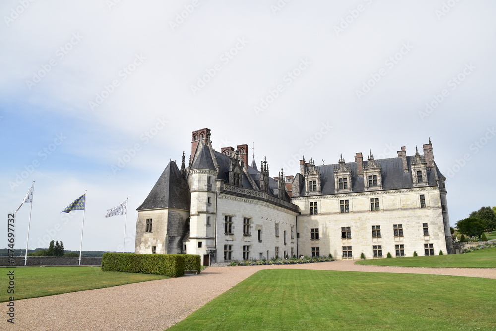 フランス・ロワール地方のアンボワーズ城 フランス・ロワール地方のアンボワーズ城