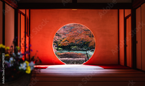 秋の鎌倉　明月院