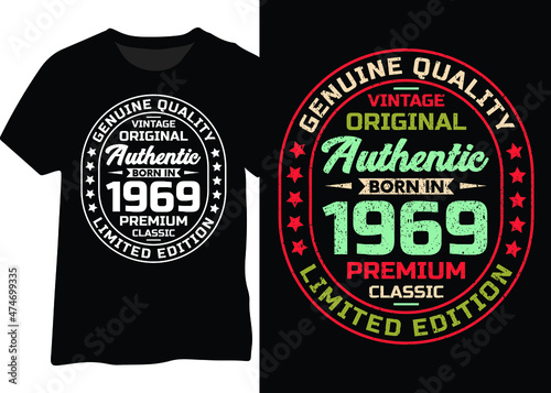 The 1964 birthday design for t-shirts, posters, mugs, etc.1964 Original vintage authentically retro typography design.