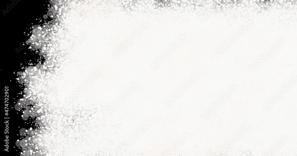 snow and dust brush transition color matte masking footage effect 2d animation