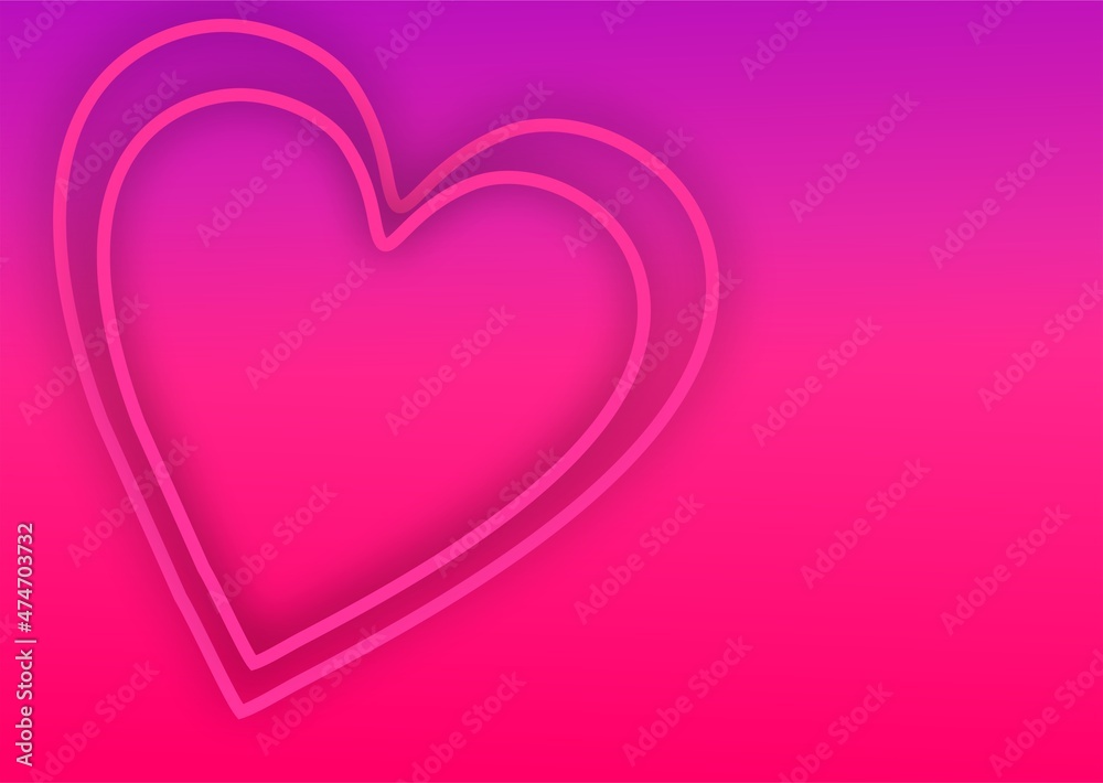 pink valentine background texture 3d