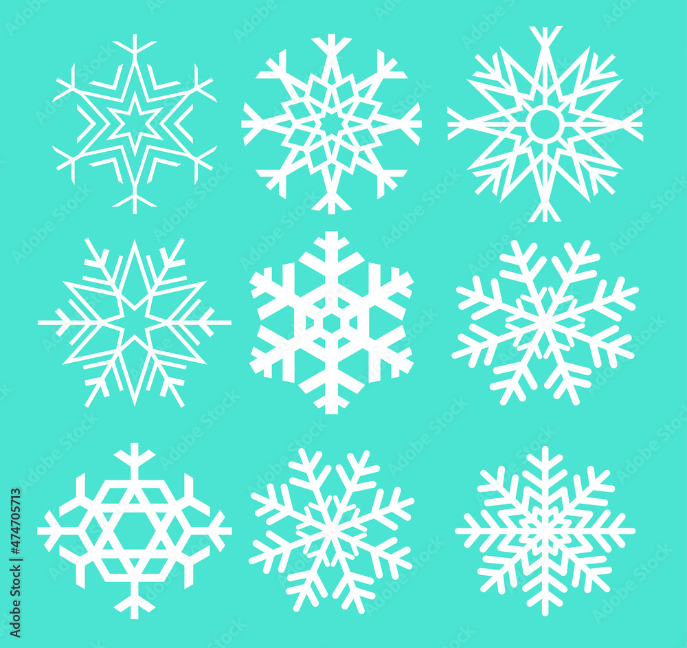 snowflakes white christmas winter vector illustration snowflakes white christmas winter vector illustration