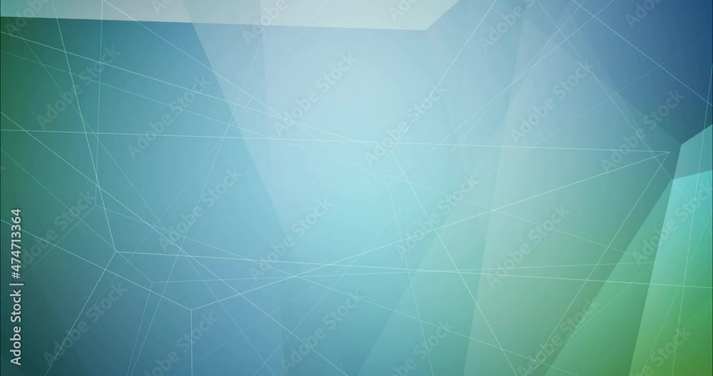 4K looping light blue, green video with polygonal materials. Trendy vibrant holographic clip in halftone style. Movie for a cell phone. 4096 x 2160, 30 fps. Codec Photo JPEG.
