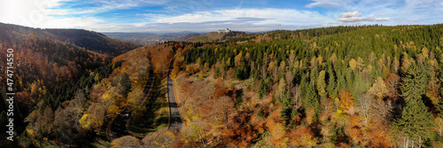 Herbstlandschaft im Thüringer Wald bei Suhl