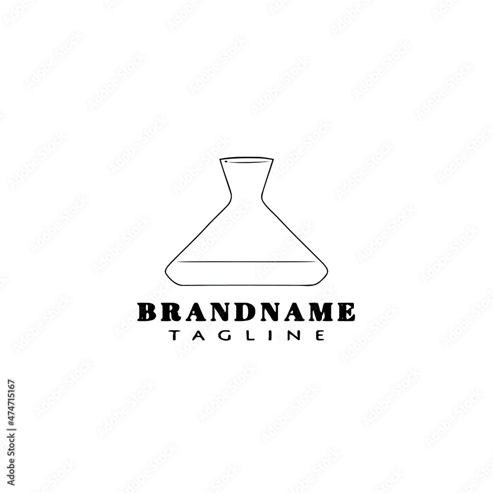 decanter logo cartoon icon design template black isolated vector illustration decanter logo cartoon icon design template black isolated vector illustration