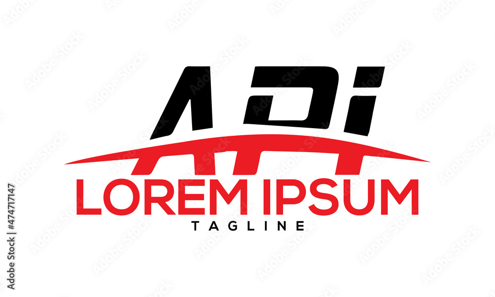 Fototapeta premium Unique letter logo Modern and minimalist vector and abstract logo