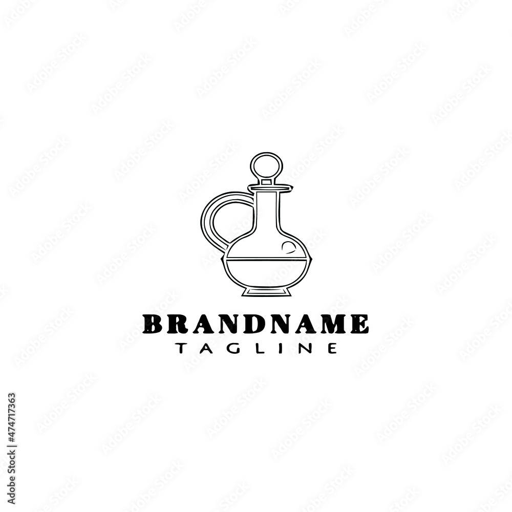 decanter logo cartoon icon design template black isolated vector illustration decanter logo cartoon icon design template black isolated vector illustration