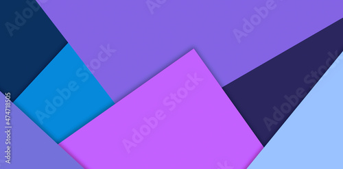 Colorful texture with geometric layers for art banner concept