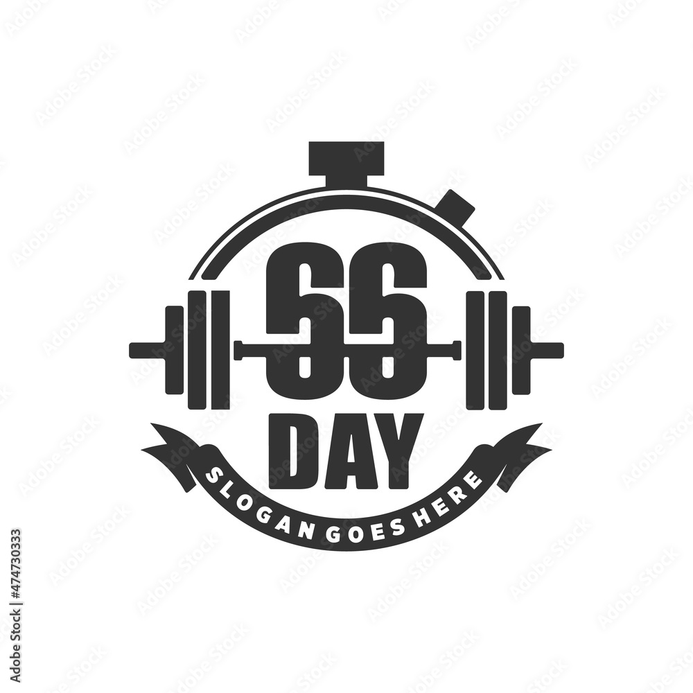 fitness logo numbered 66 fitness logo numbered 66