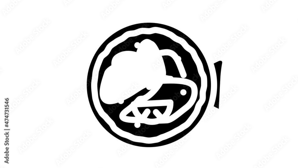 churros spain snack animated glyph icon churros spain snack sign. isolated on white background churros spain snack animated glyph icon churros spain snack sign. isolated on white background