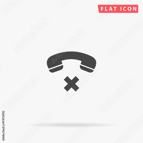 Hang Up flat vector icon