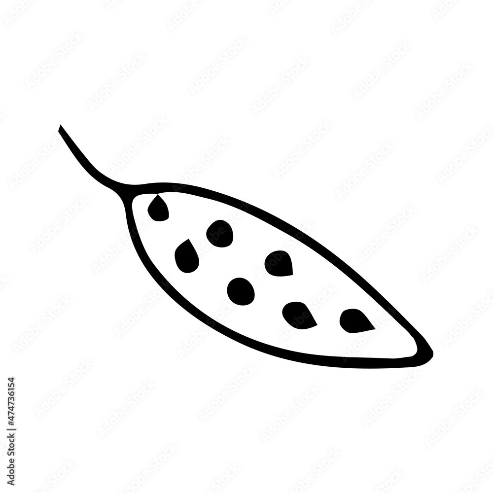 Abstract leaves and flowers doodle set vector illustration Abstract leaves and flowers doodle set vector illustration