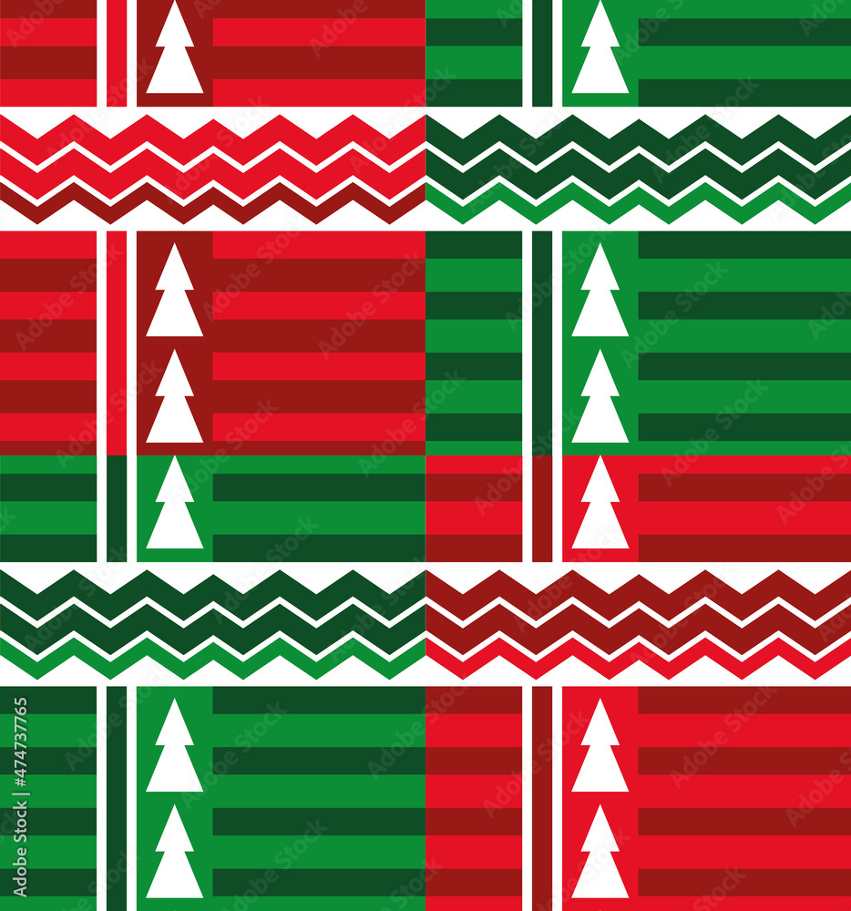 Fototapeta premium christmas seamless pattern