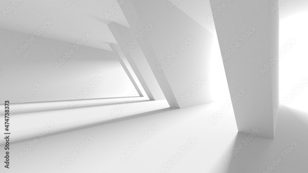 White Modern Background. Abstract Building Concept White Modern Background. Abstract Building Concept