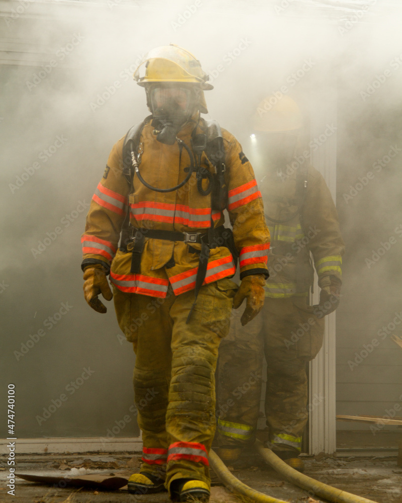Firefighter in Smoke Firefighter in Smoke