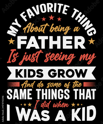 Father t-shirt design