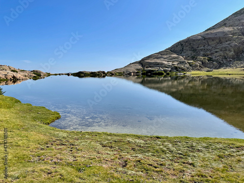 Lake Orient at Monte Rotondo, Corsica, France. photo