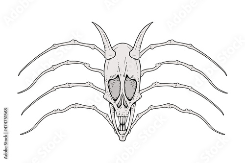 Horror creature illustration