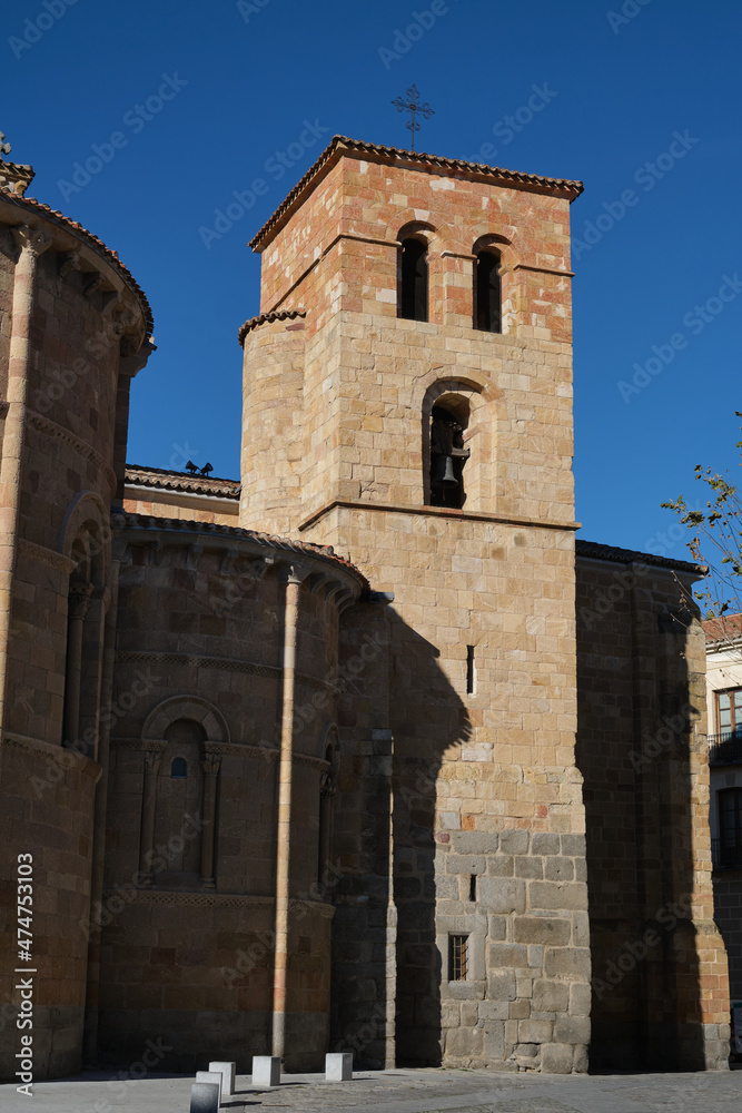 Apse of the Parish of St. Peter the Apostle (Iglesia de San Pedro Apóstol) in Avila, Spain.