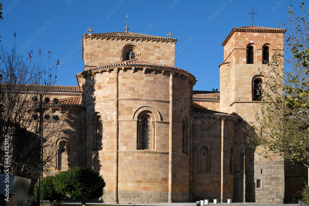 Apse of the Parish of St. Peter the Apostle (Iglesia de San Pedro Apóstol) in Avila, Spain.