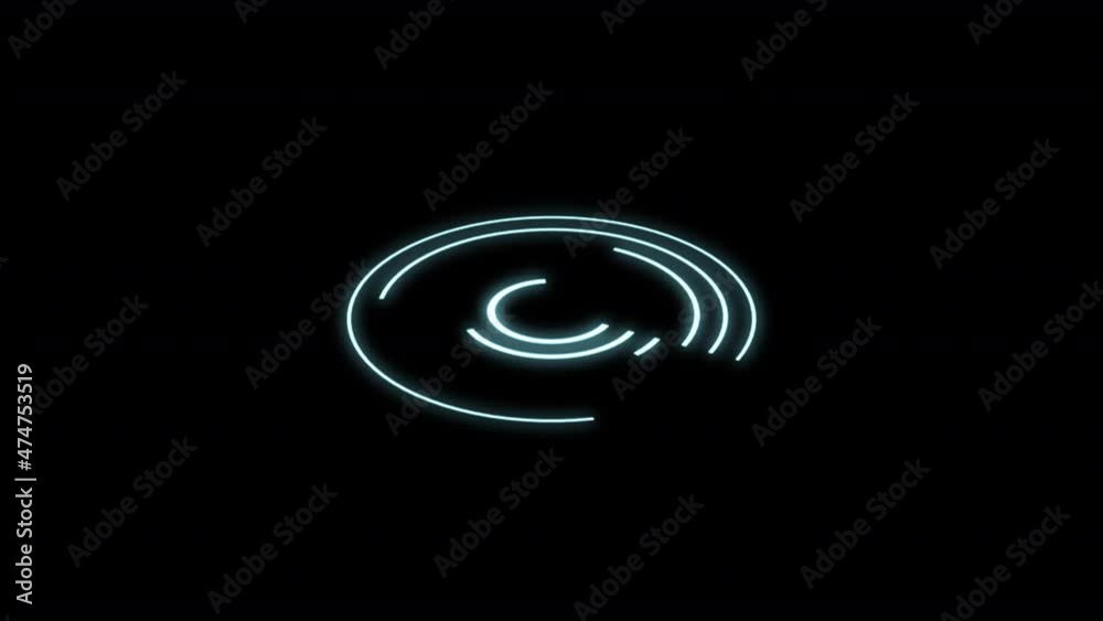 3D Arc Lines Blinking Blue Small X60 VJ Loop 04 3D Arc Lines Blinking Blue Small X60 VJ Loop 04