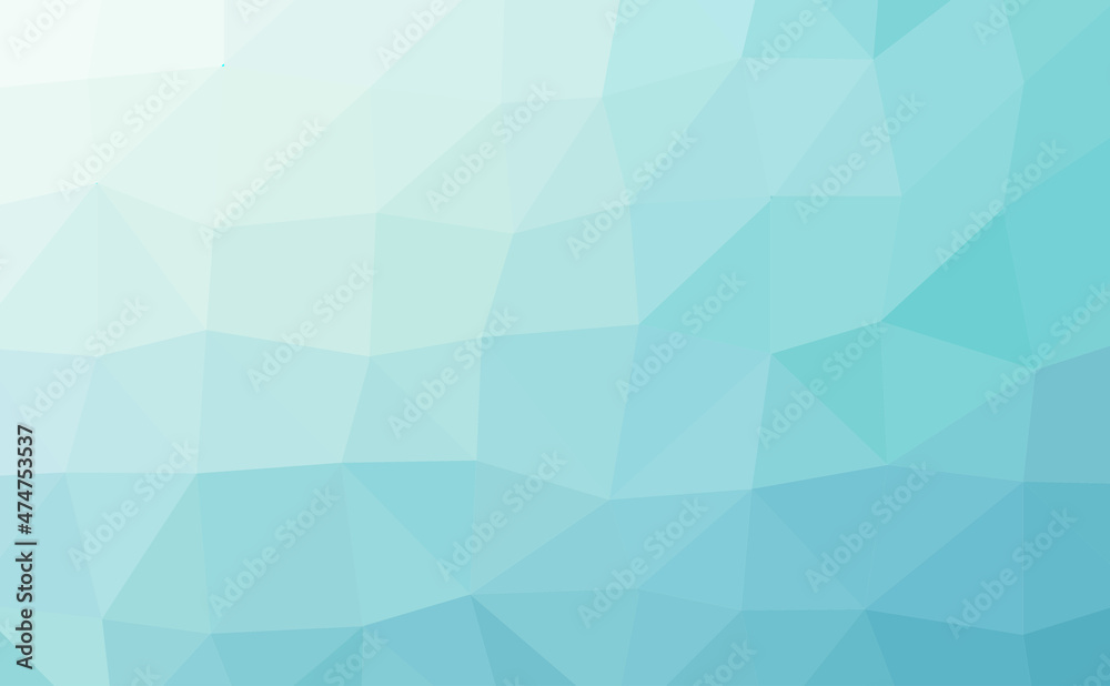 Blue Low poly abstract background. Vector illustration