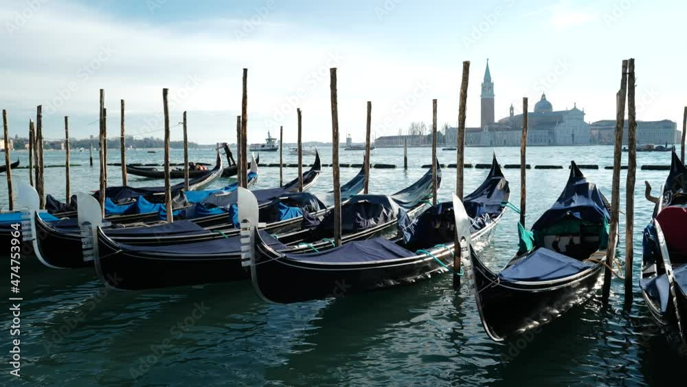 Venice, Italy - walking in San Marco square, among monuments and historic buildings Venice, Italy - walking in San Marco square, among monuments and historic buildings