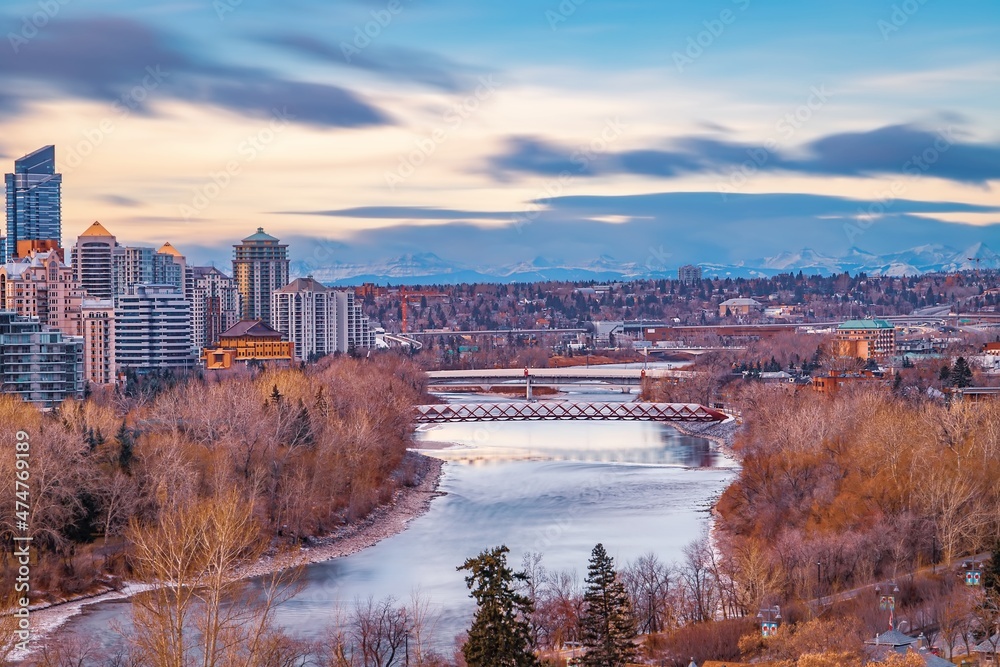 Panorama Of The City Of Calgary