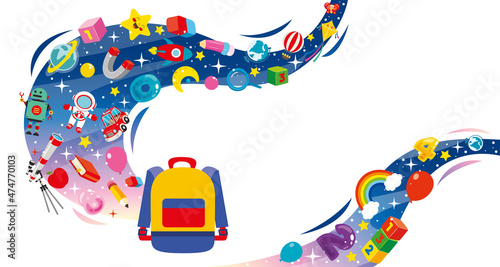 Education Concept With School Supplies