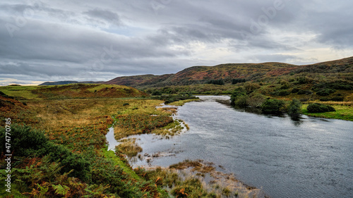 River Naver and Strath Naver at Invernaver in Sutherland