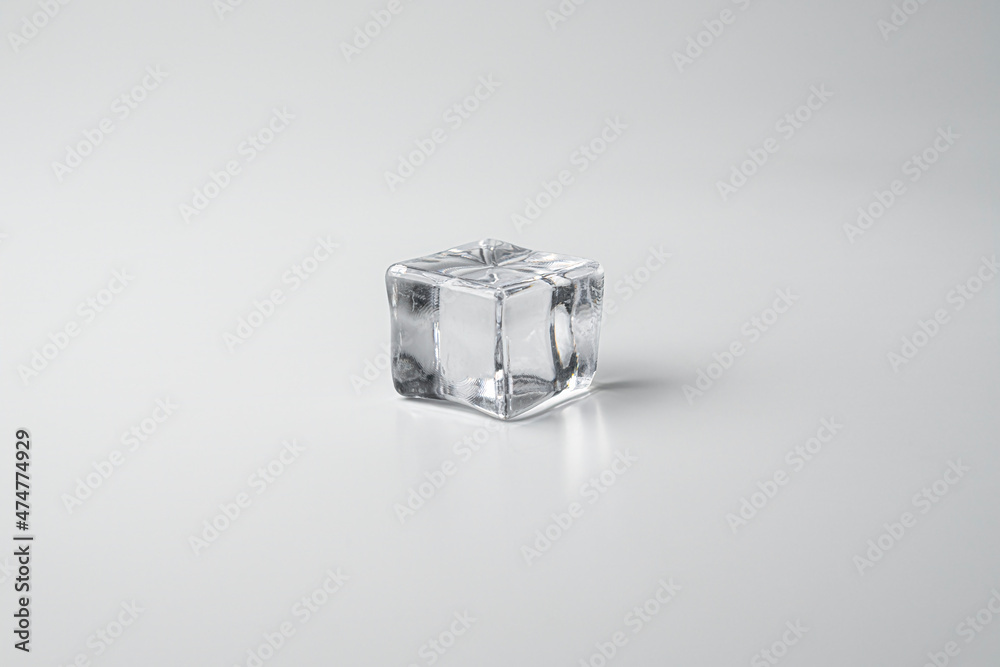 ice cubes on a white background isolate ice cubes on a white background isolate
