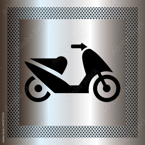 Logo deux roues motorisés.