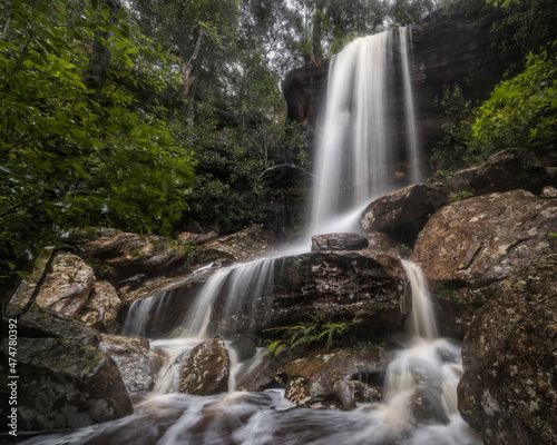 waterfall in bushland on the nsw central coast