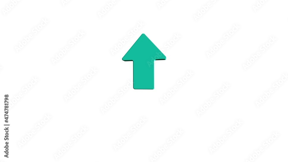 3d Swipe up animation button. Application and social network icons, swipe up for advertising. Social media scroll arrows. 4K video animation with alpha channel