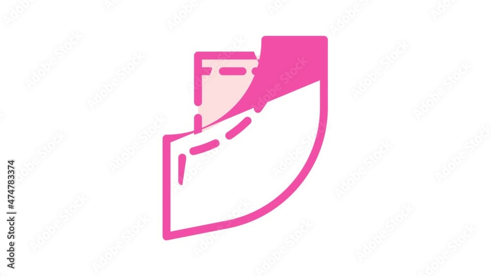 trouser pocket animated color icon trouser pocket sign. isolated on white background trouser pocket animated color icon trouser pocket sign. isolated on white background