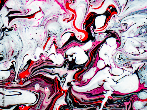 Abstract Colorful Marble Forms for Creative Designs 