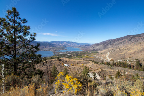 The town of Osoyoos in the Okanagan Valley, BC