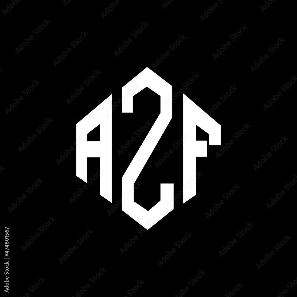 AZF letter logo design with polygon shape. AZF polygon and cube shape logo design. AZF hexagon vector logo template white and black colors. AZF monogram, business and real estate logo. AZF letter logo design with polygon shape. AZF polygon and cube shape logo design. AZF hexagon vector logo template white and black colors. AZF monogram, business and real estate logo.