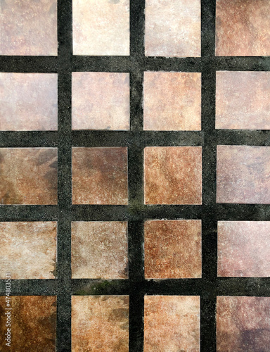 Stone floor - a rustic texture