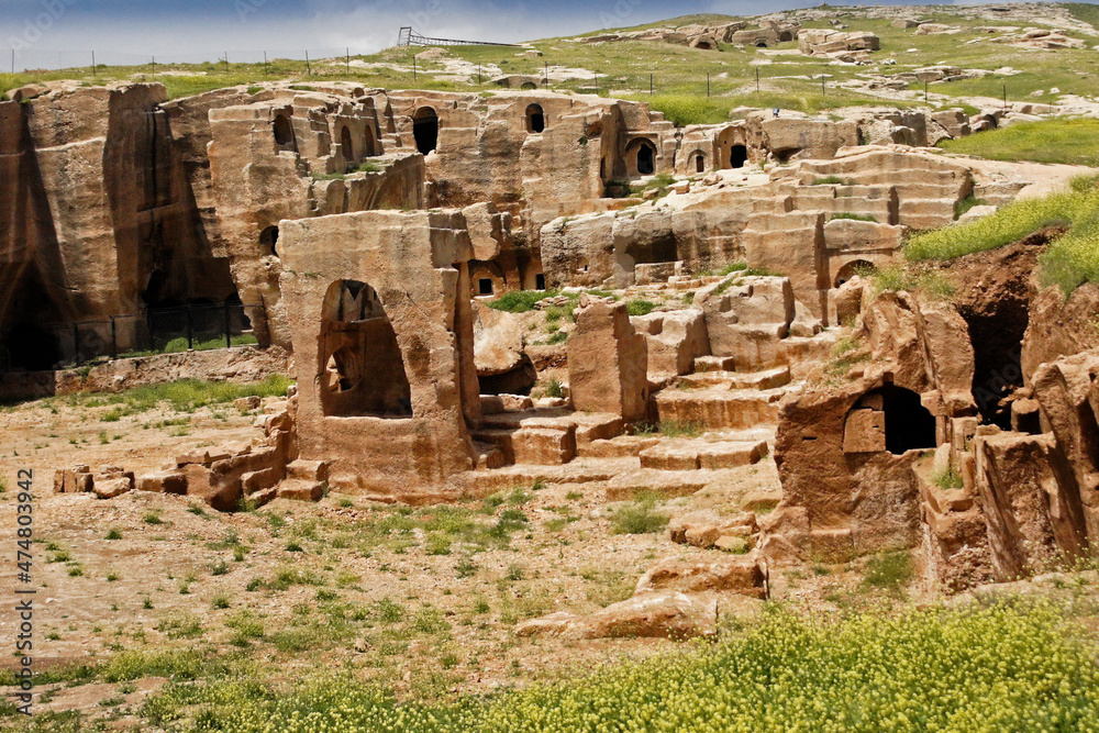 Ruins of ancient fortress city of Dara at Oguz, Eastern Anatolia, Turkey