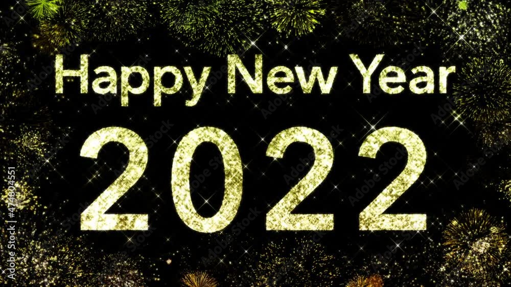 2022 happy new year loop material