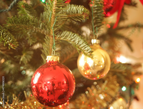 Christmas tree decoration for the holidays