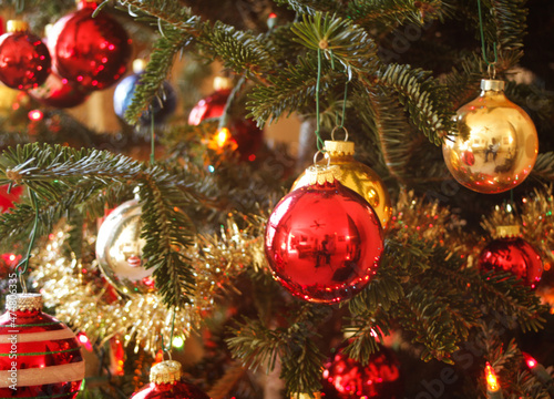 Christmas tree decoration for the holidays