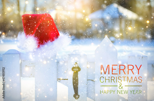 Merry Christmas holiday background, greetings, poster