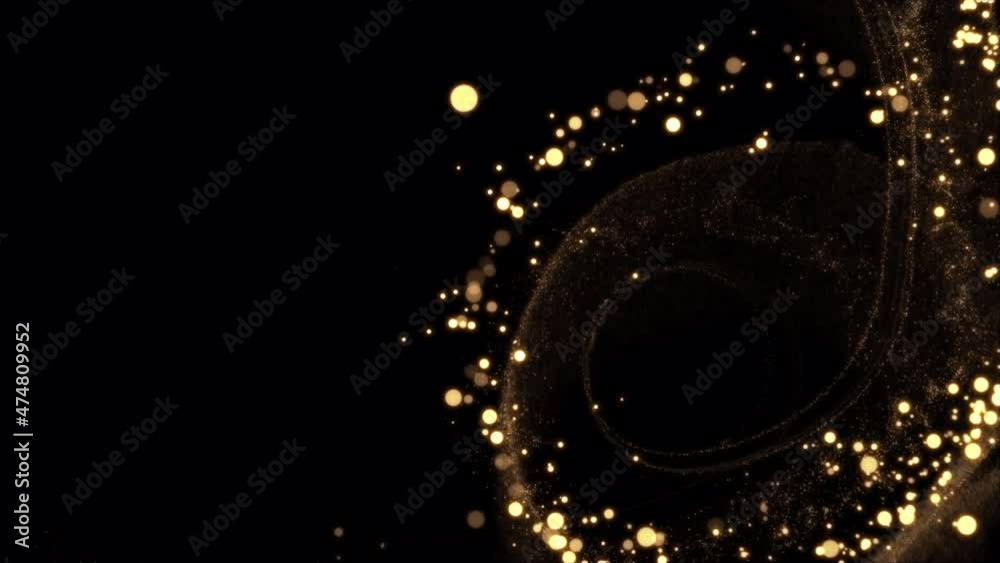 Particle glow Trail. Abstract golden line particles. Element footage separate luma place on background and easier to adjust color. Particle glow Trail. Abstract golden line particles. Element footage separate luma place on background and easier to adjust color.